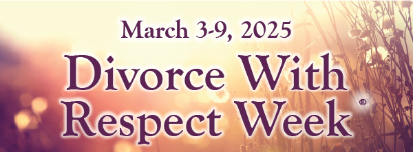 Divorce With Respect Week banner graphic.